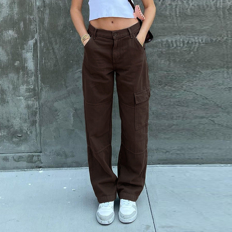 Vintage Womens Leg Cargo Pants/jeans