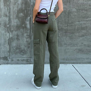 Vintage Womens Leg Cargo Pants/jeans