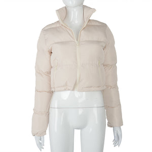 Women Cropped Puffer Jacket