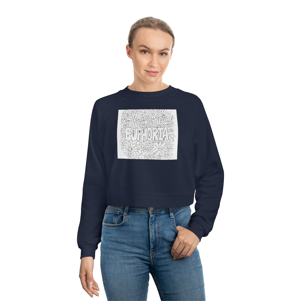 Women's Cropped Fleece Pullover