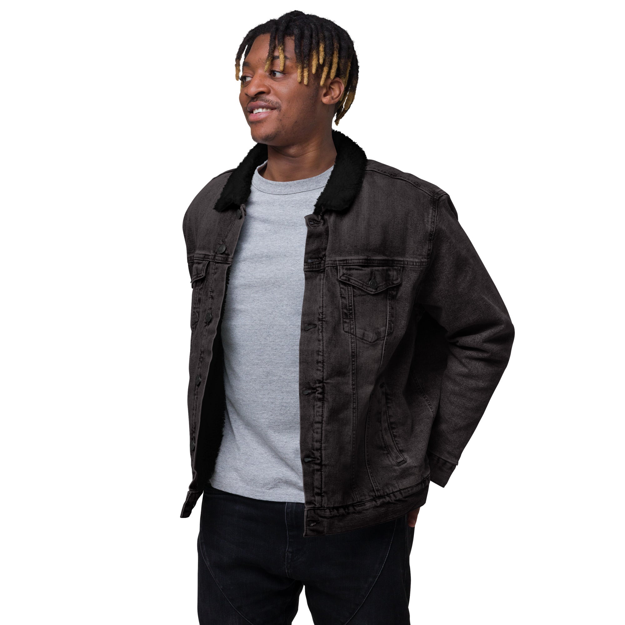 Studio55 Unisex denim sherpa jacket